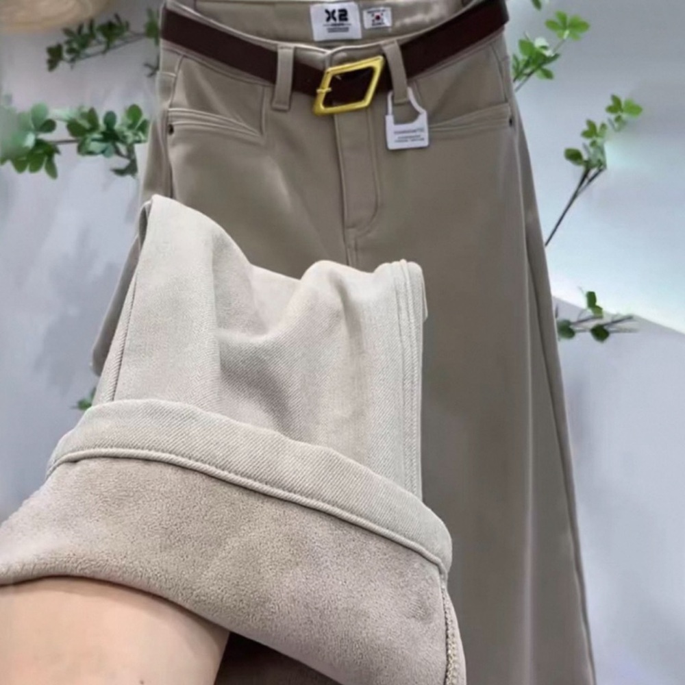 Fleece lined jeans